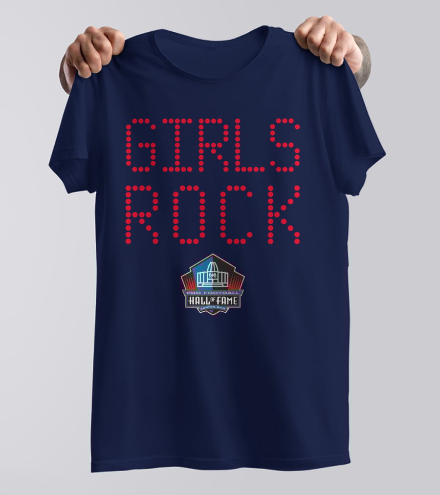 Pro Football Hall Of Fame Girls Rock Youth Merch T-Shirt