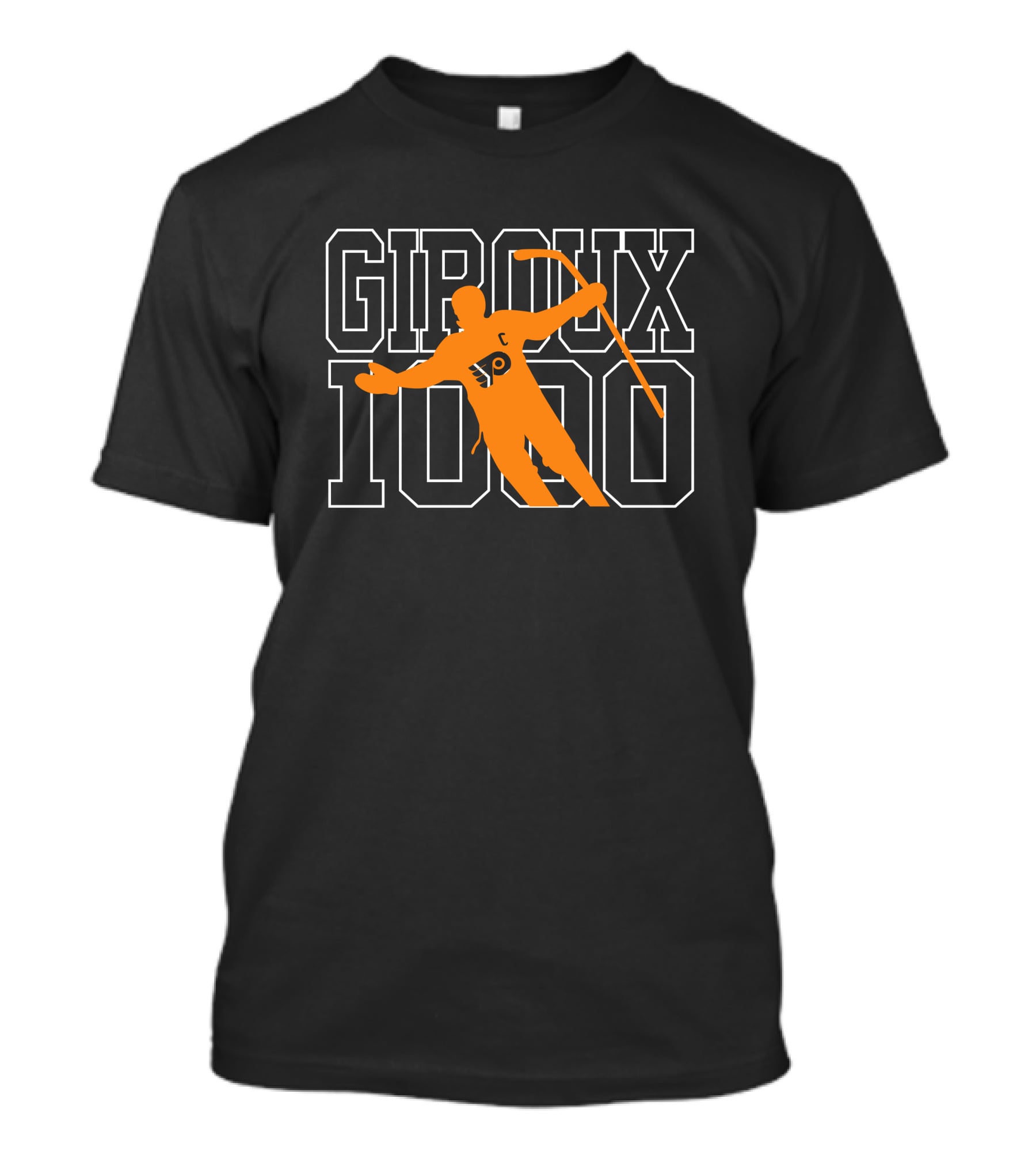 Claude Giroux Philadelphia Flyers Giroux 1000 Hockey Milestone T-Shirt