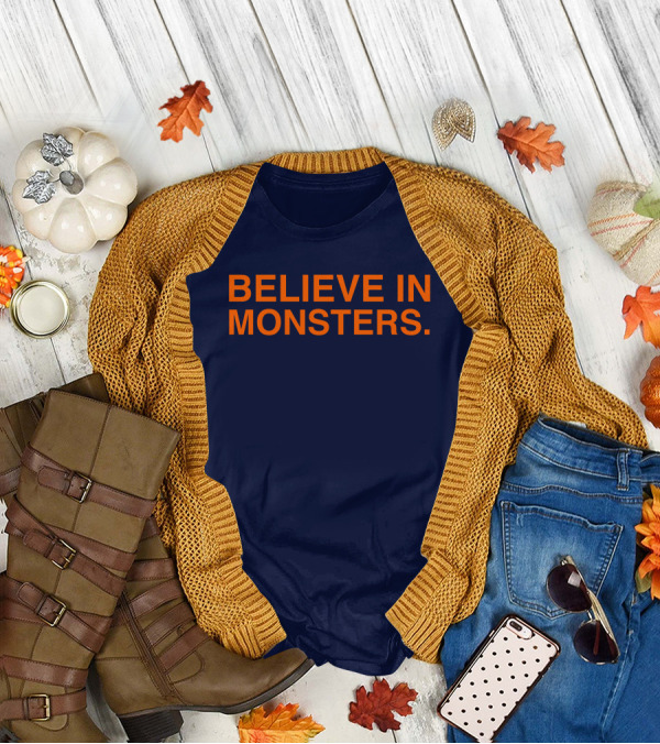 Believe In Monsters Obvious Store Merch Brenda Webber T-Shirt