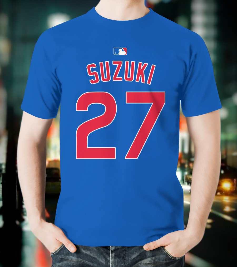 Obvious Merch Seiya Suzuki 27 MLB Jersey T-Shirt