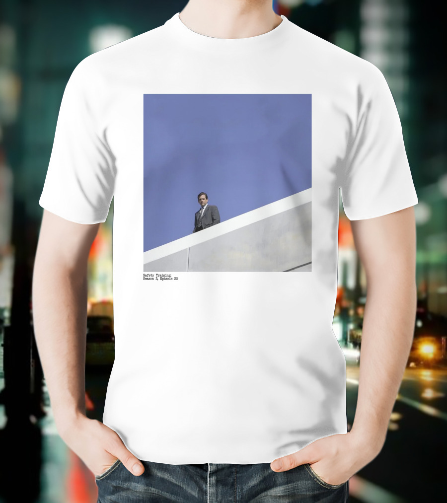 Safety Training Season 3 Episode 20 Roof Scene The Office Experience Store T-Shirt