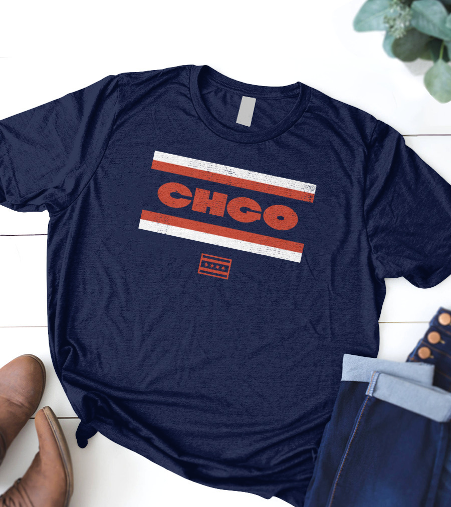Chgo Locker Merch Chgo Midway Retro Stripe T-Shirt