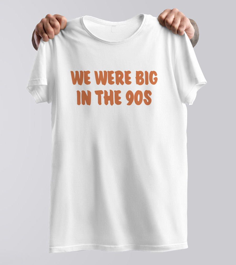 We Were Big In The 90s Govols Nwgavol Retro Nostalgia T-Shirt