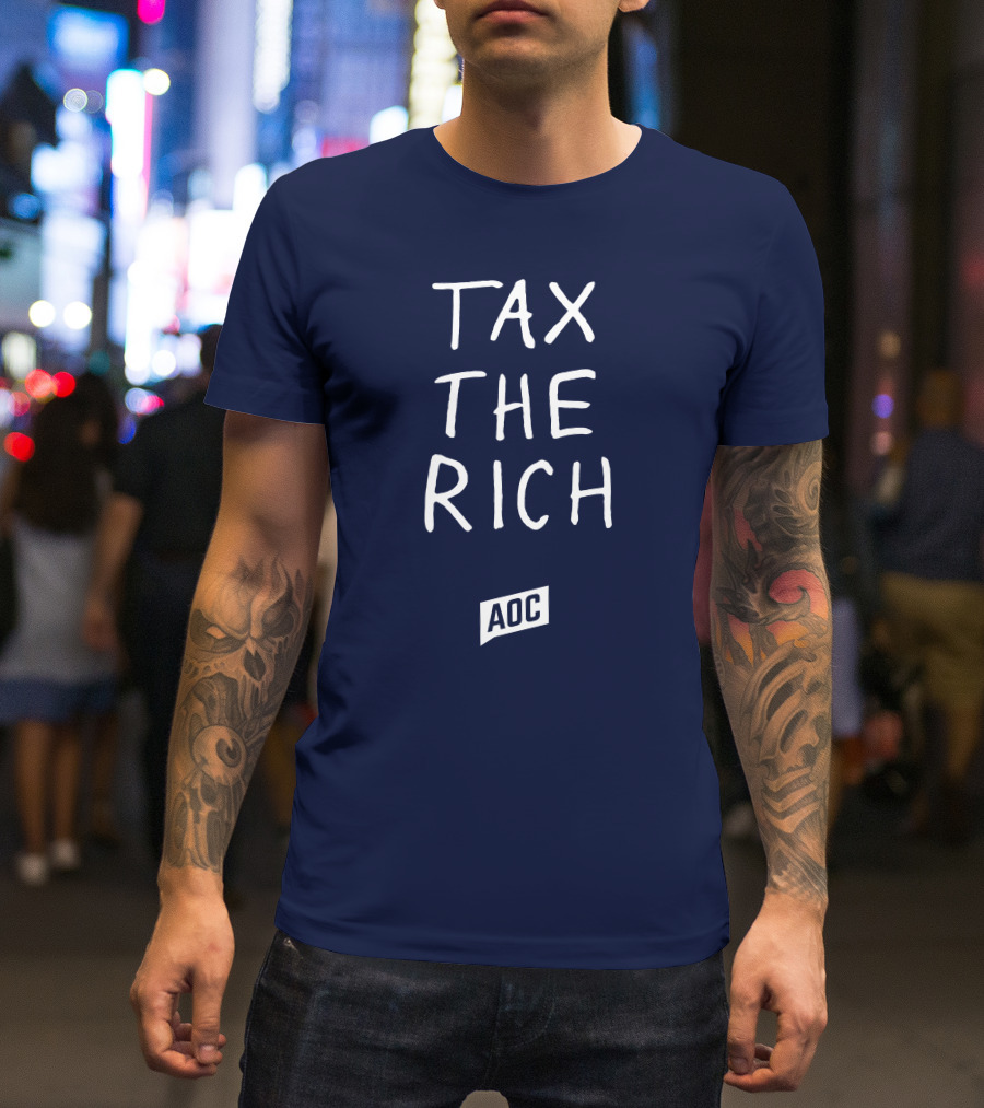 AOC Tax The Rich Ocasio Cortez Merch T-Shirt