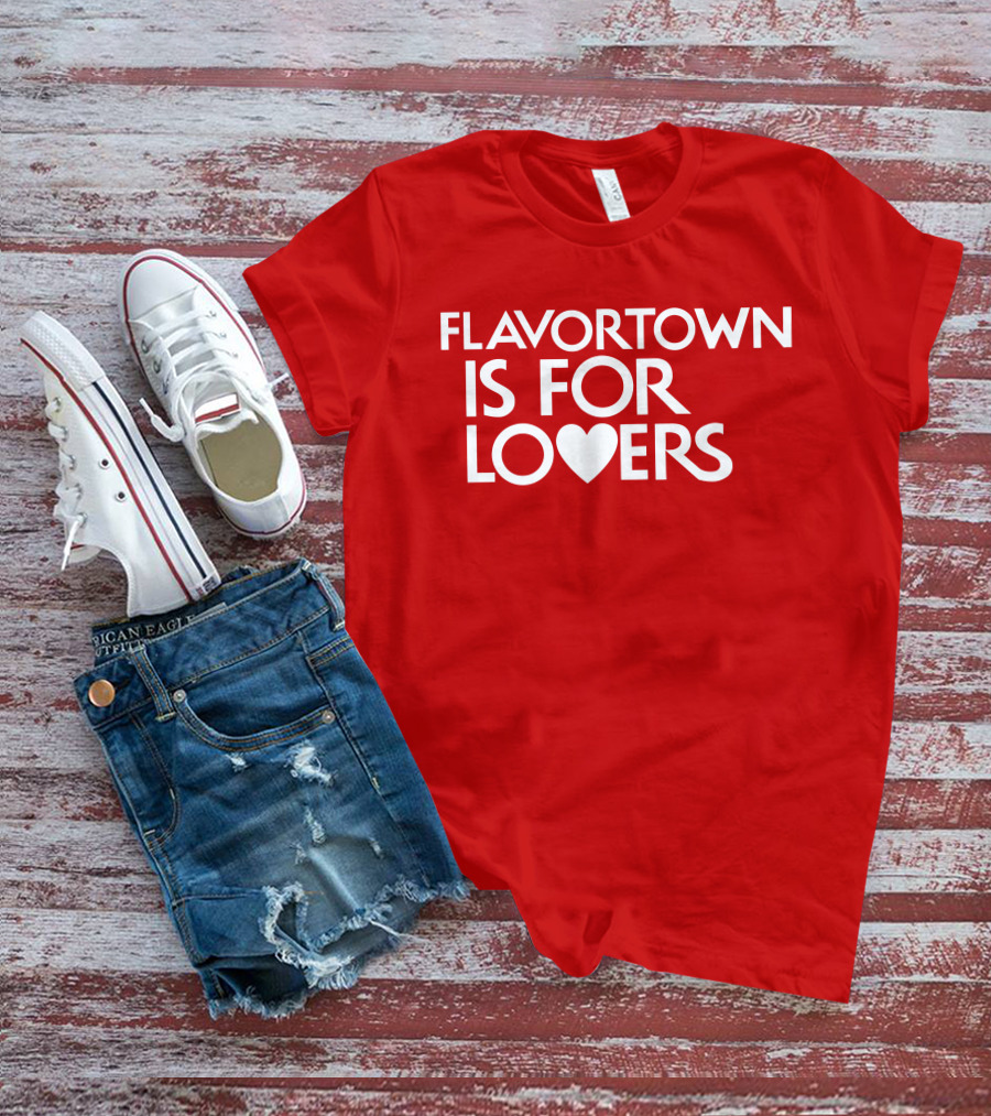 Guy Fieri Flavortown Is For Lovers Heart T-Shirt
