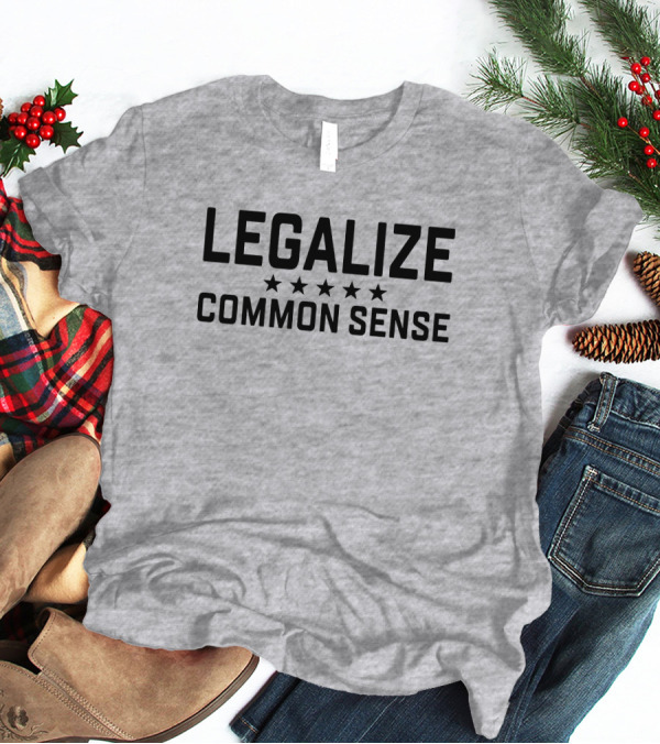Hodgetwins Merch Legalize Common Sense Stars T-Shirt