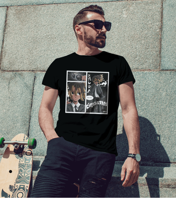 Juice Wrld Cigarettes 999 Club Manga Style Comic Panel T-Shirt