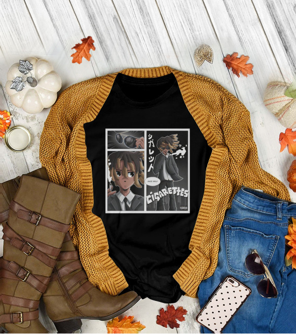 Juice Wrld Cigarettes 999 Club Manga Style Comic Panel T-Shirt
