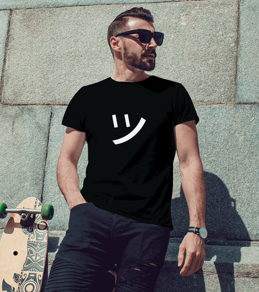 Kelly Wakasa Merch Minimalist Smiley Face T-Shirt