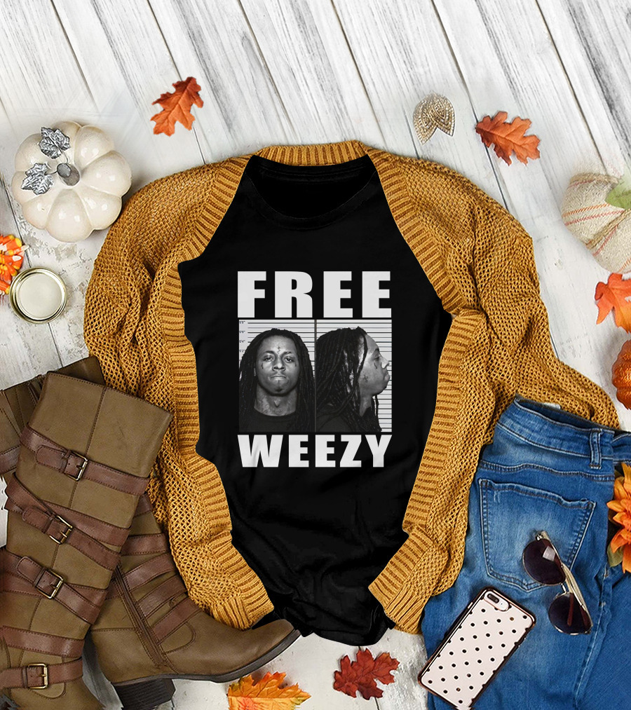 Lil Wayne Free Weezy Mugshot T-Shirt