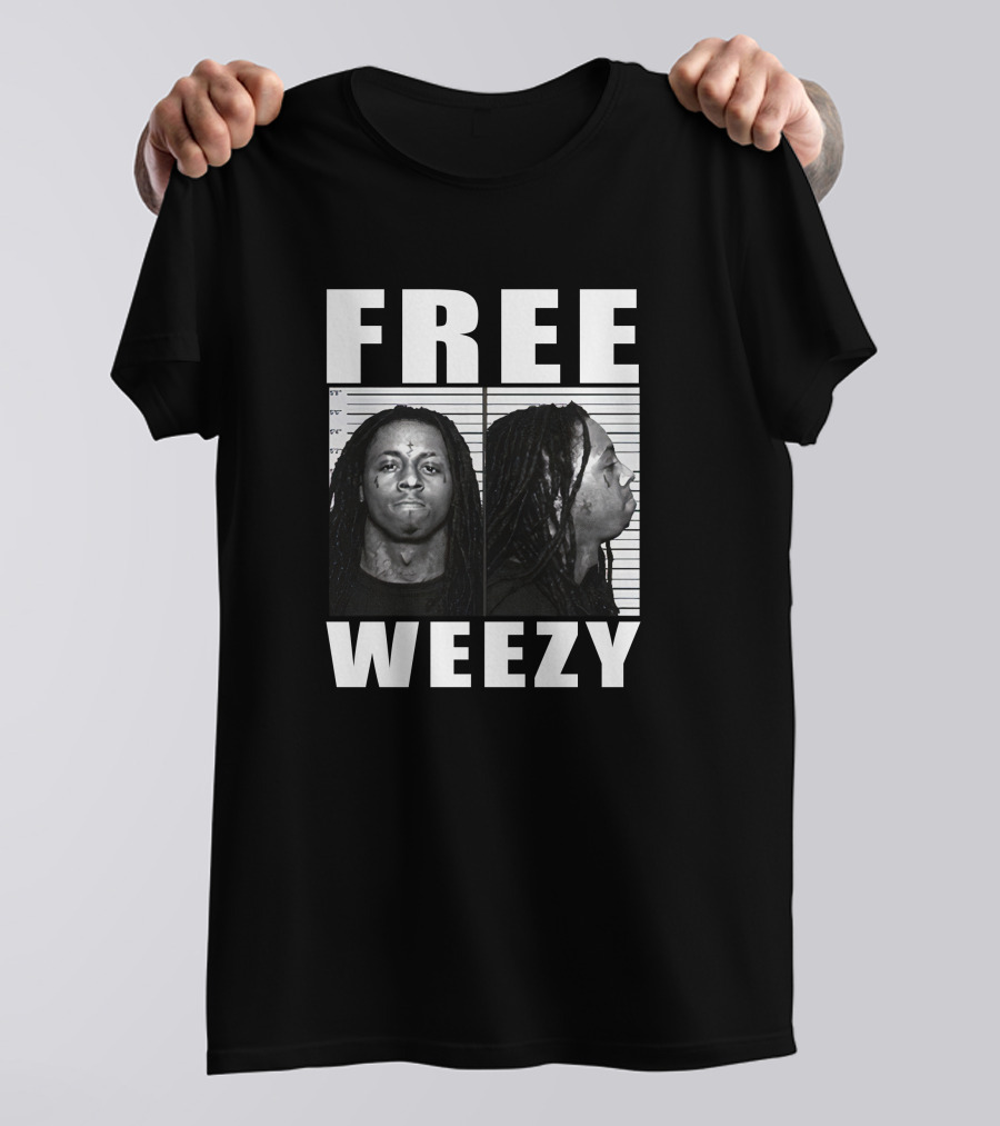 Lil Wayne Free Weezy Mugshot T-Shirt