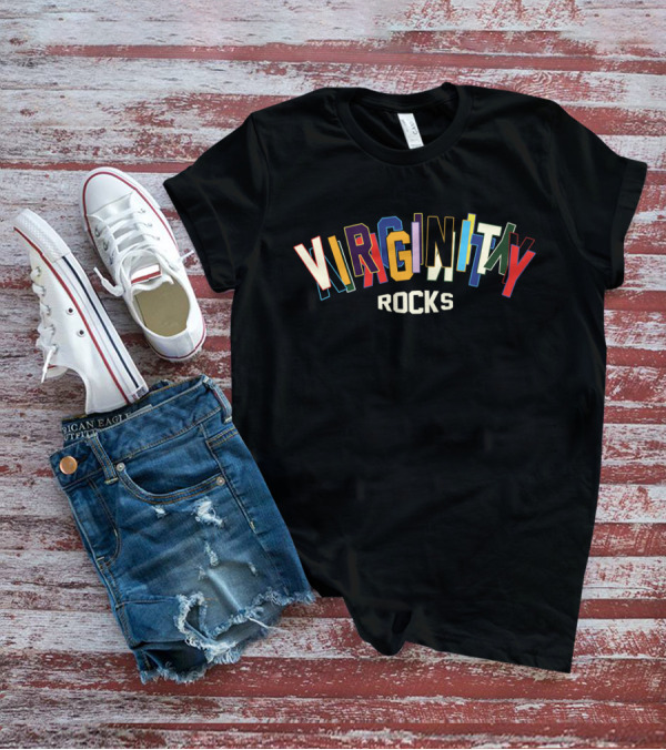Danny Duncan Virginity Rocks Colorful Letters T-Shirt