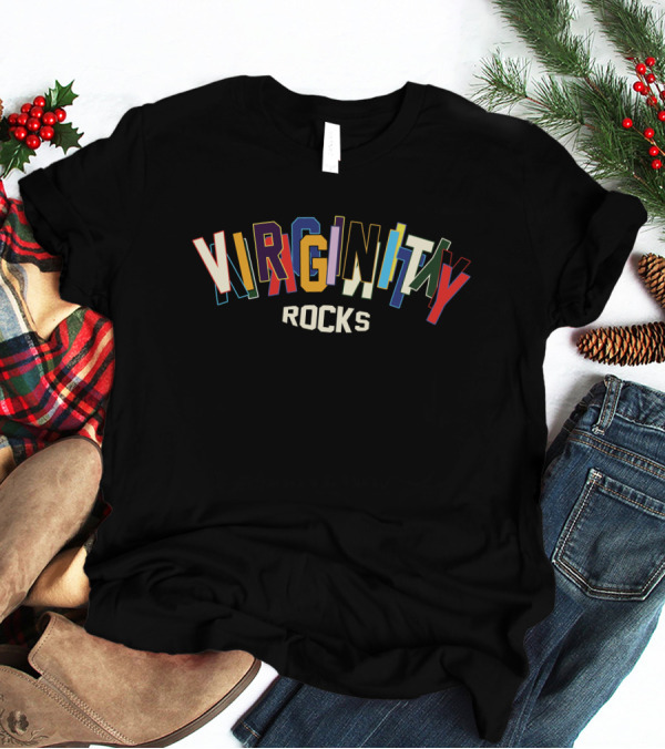 Danny Duncan Virginity Rocks Colorful Letters T-Shirt