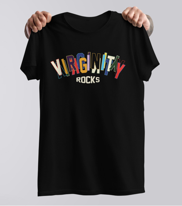 Danny Duncan Virginity Rocks Colorful Letters T-Shirt