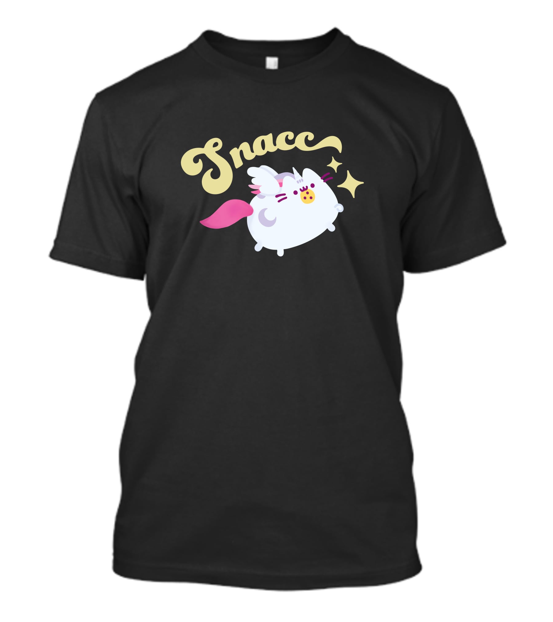Snacc Super Pusheenicorn Pusheen The Cat With Stars And Wings T-Shirt