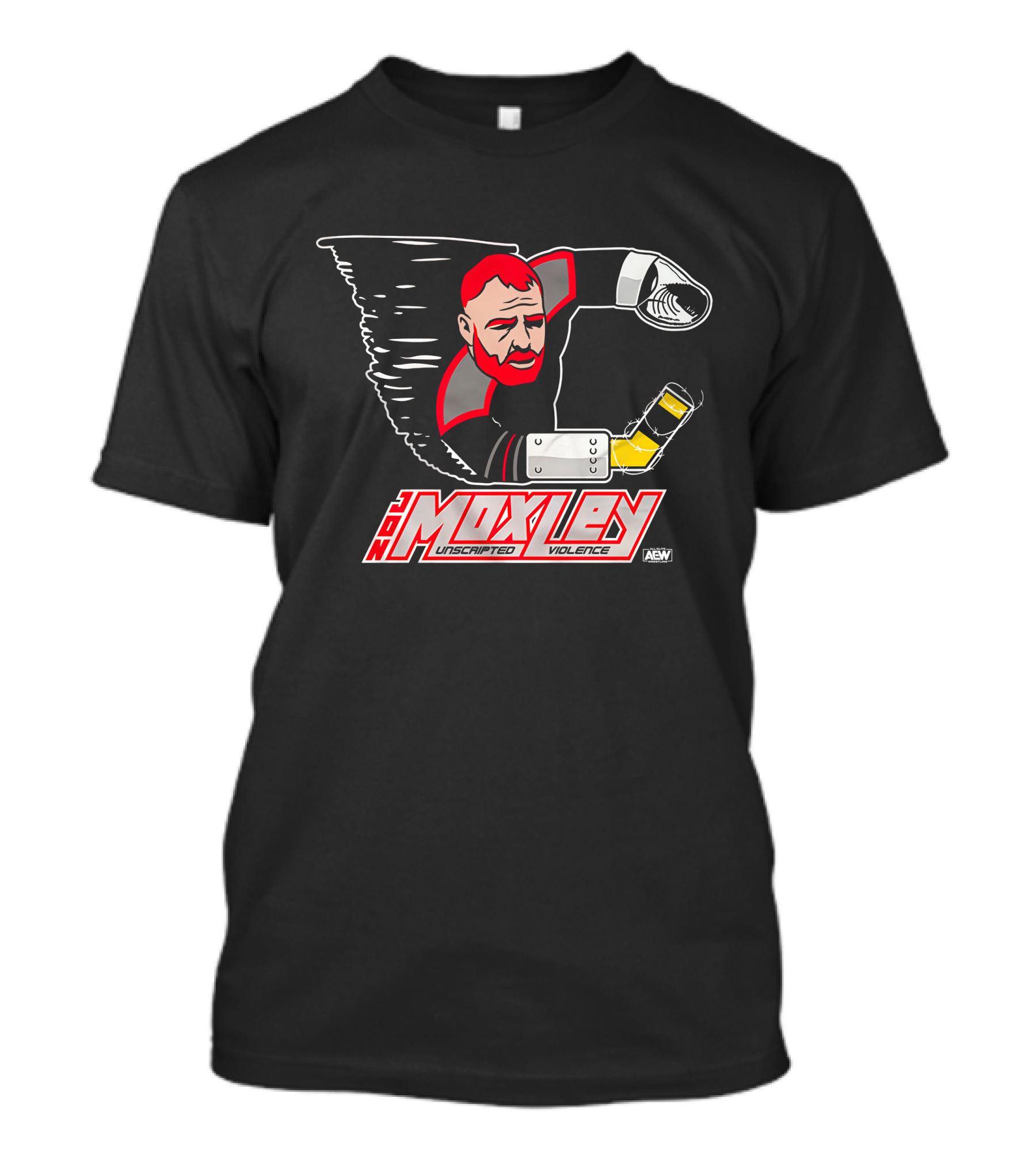 Jon Moxley AEW Cyclone Unscripted Violence T-Shirt