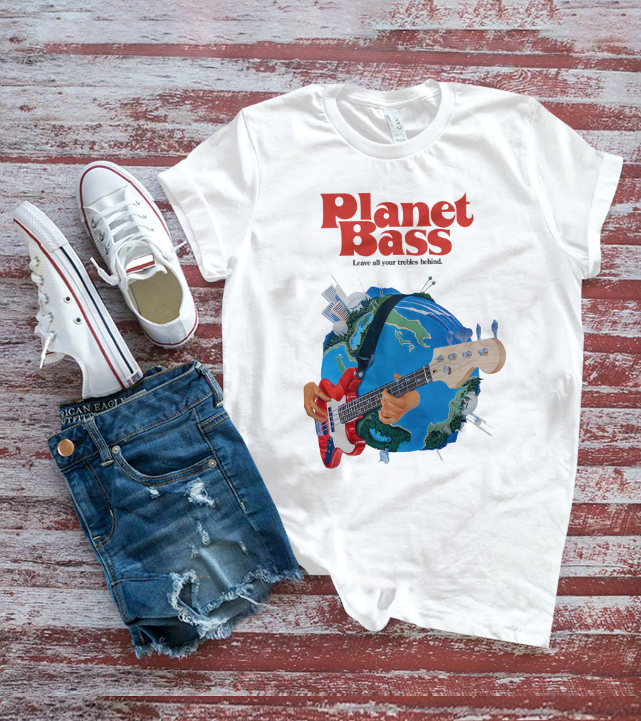 Planet Bass Leave All Your Trebles Behind T-Shirt