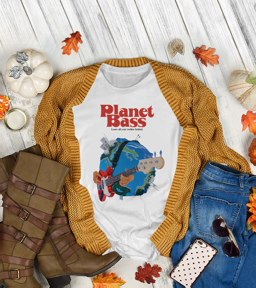 Planet Bass Leave All Your Trebles Behind T-Shirt