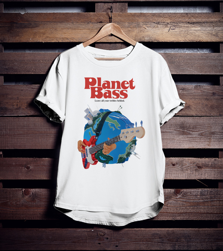 Planet Bass Leave All Your Trebles Behind T-Shirt