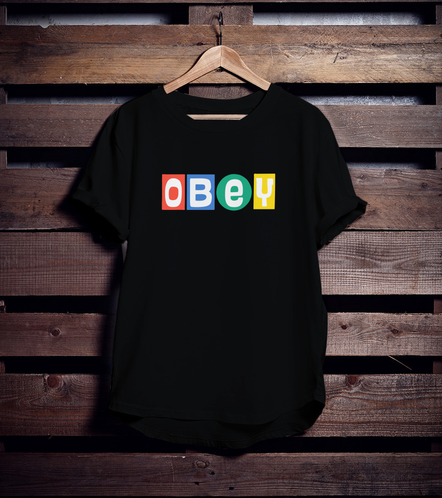 Tillys Obey Block Letter Merch T-Shirt