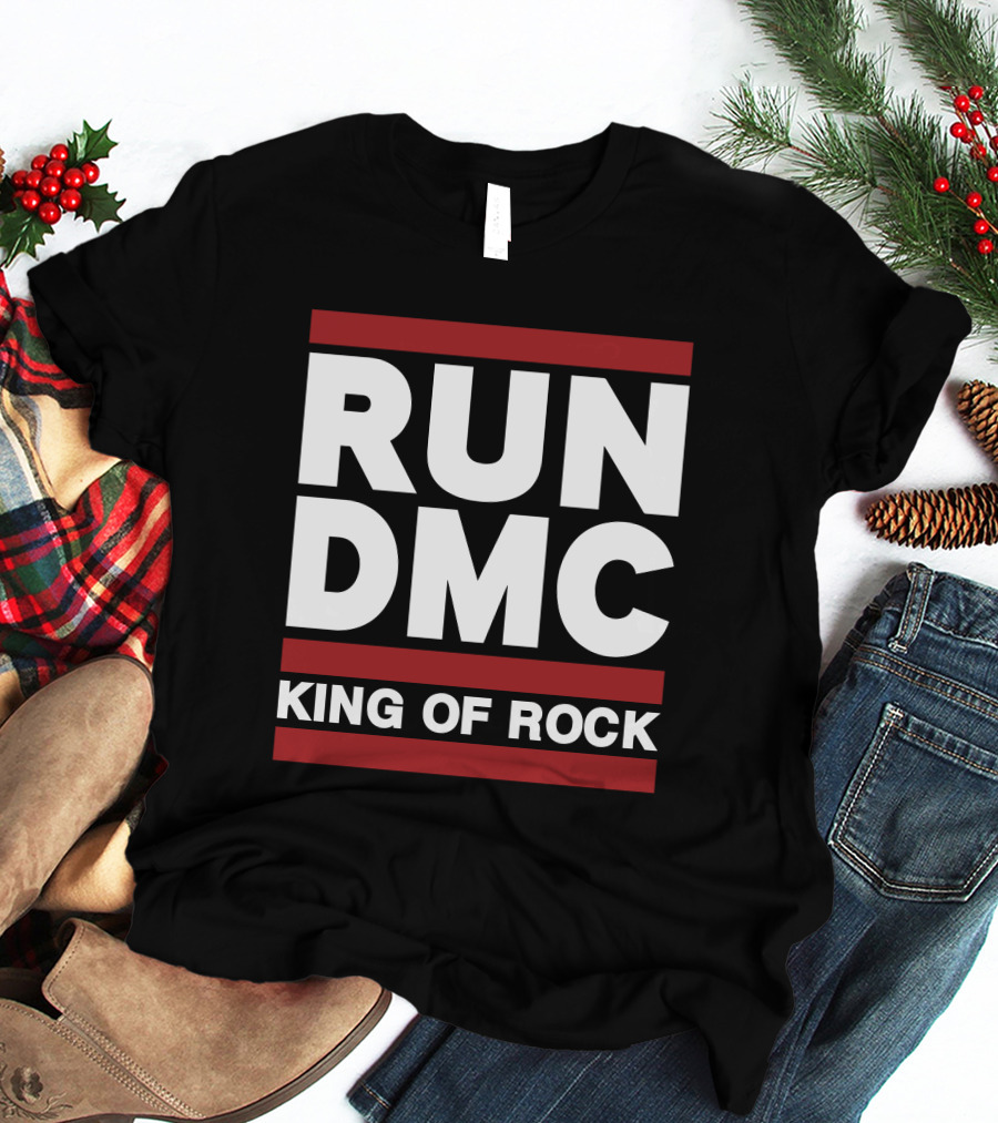 Allinhiphop Run DMC King Of Rock Retro T-Shirt