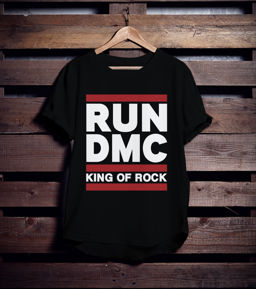 Allinhiphop Run DMC King Of Rock Retro T-Shirt