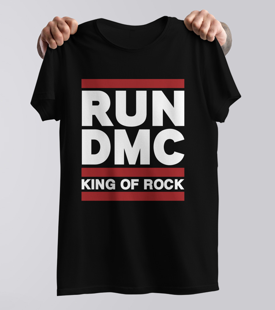 Allinhiphop Run DMC King Of Rock Retro T-Shirt