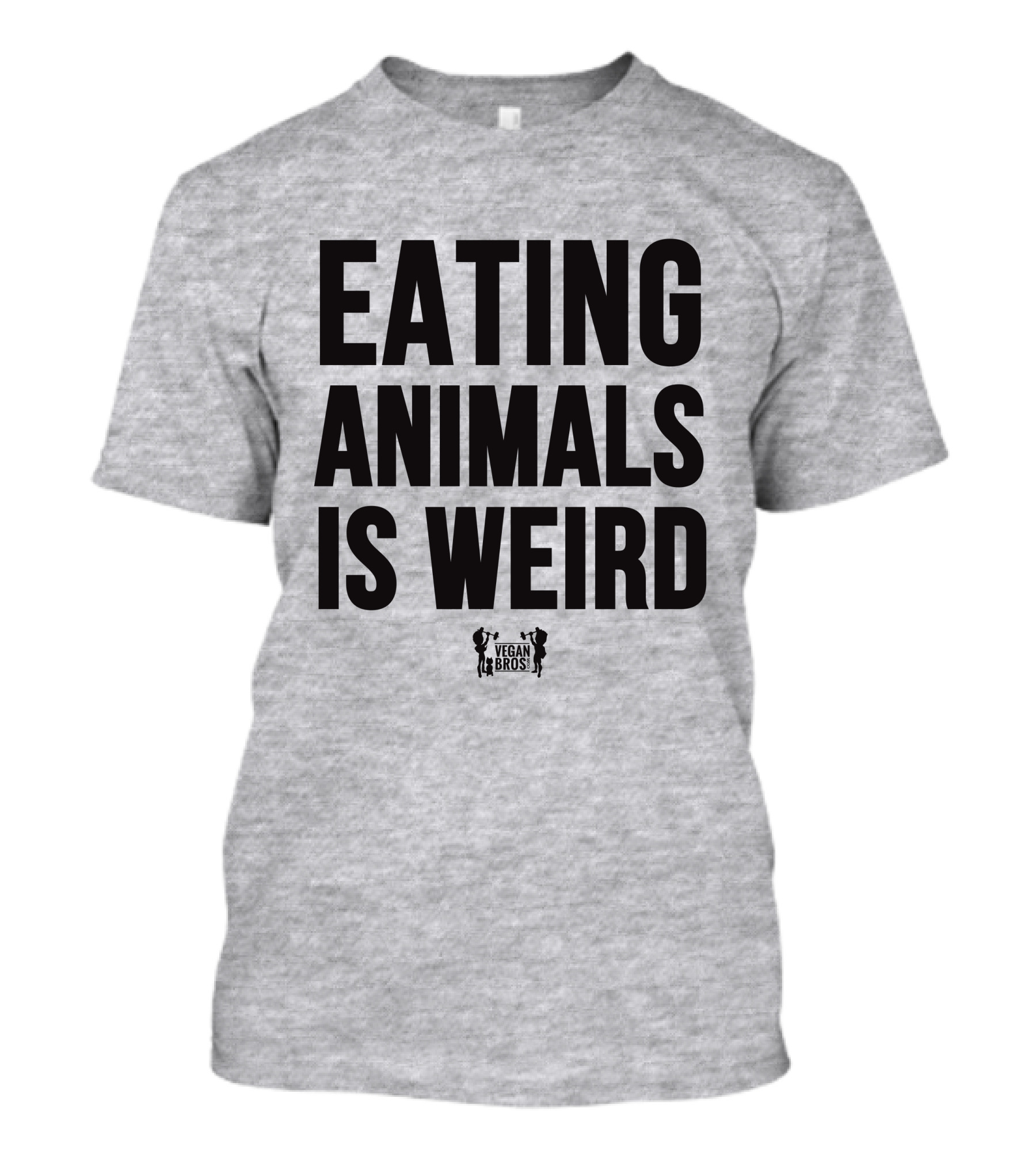 Eating Animals Is Weird Vegan Bros Veganuary John Oberg T-Shirt