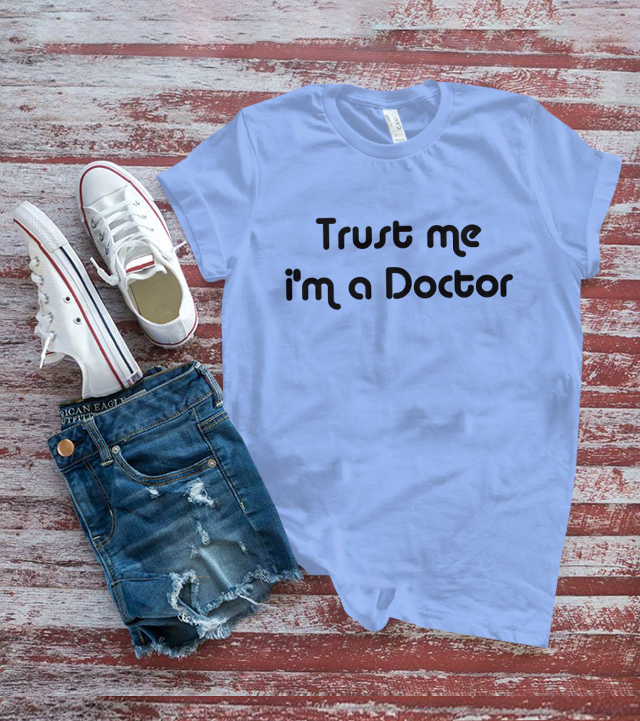 Trust Me I'm A Doctor Doctor Who David Tennant Violet T-Shirt