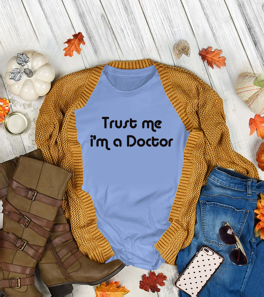 Trust Me I'm A Doctor Doctor Who David Tennant Violet T-Shirt