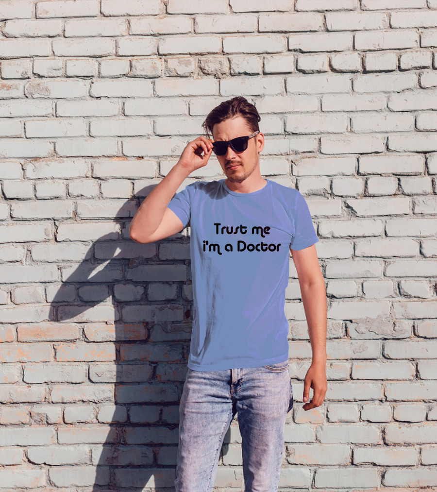 Trust Me I'm A Doctor Doctor Who David Tennant Violet T-Shirt