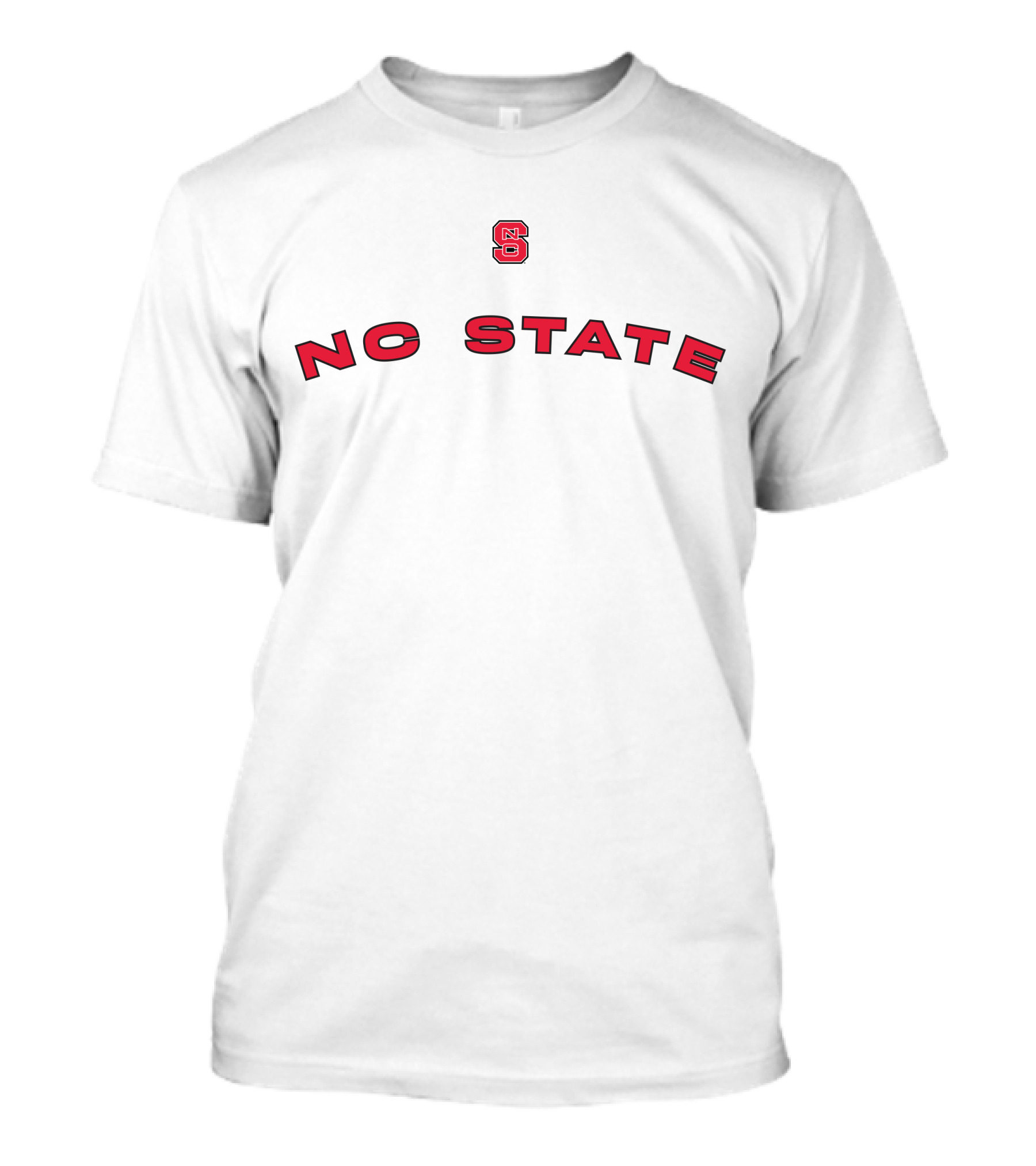 Carolina Conservative2 NC State Wolfpack Logo Red Arch T-Shirt