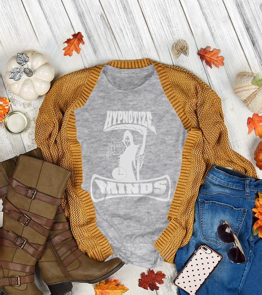 Three 6 Mafia Hypnotize Minds Grim Reaper Clock T-Shirt