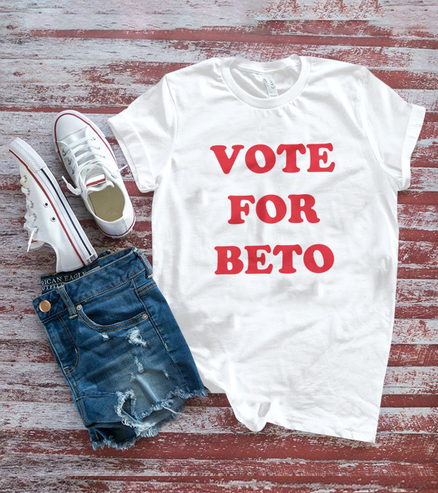 Vote For Beto O'Rourke Texas Ringer T-Shirt
