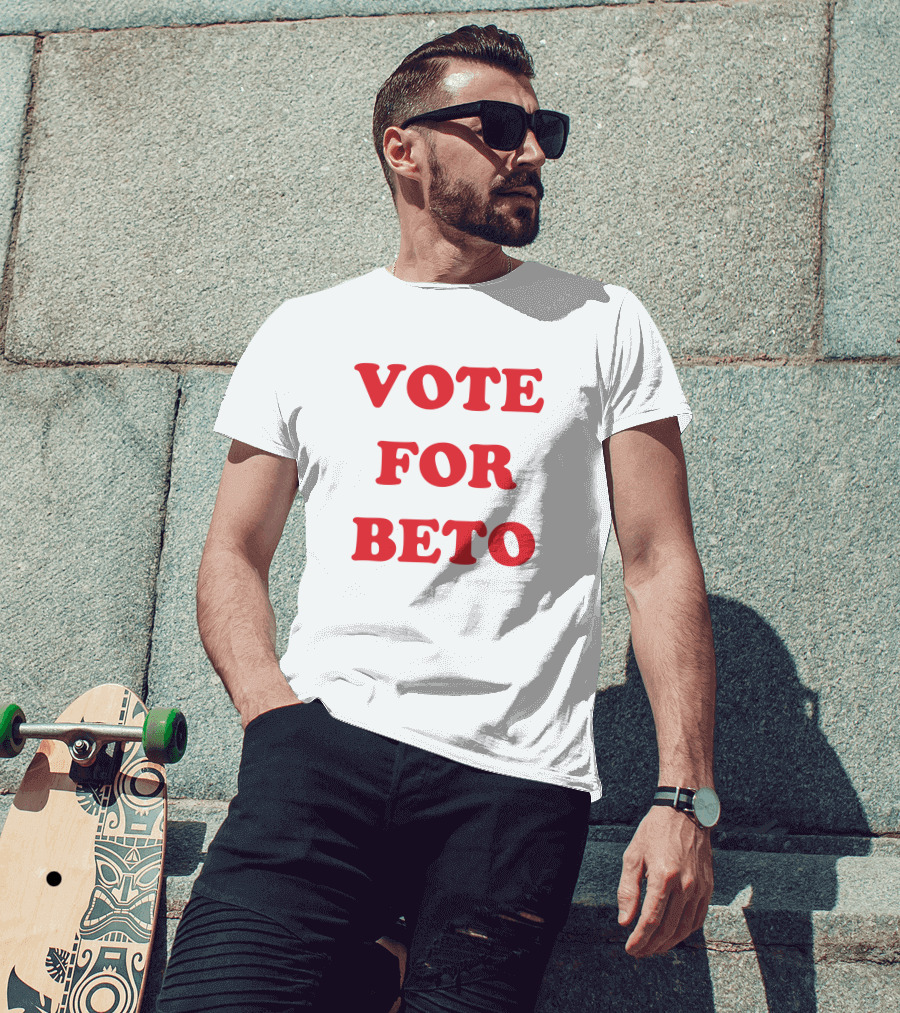 Vote For Beto O'Rourke Texas Ringer T-Shirt