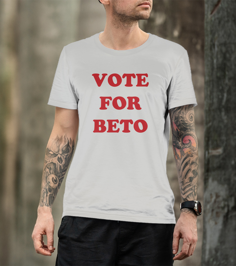 Vote For Beto O'Rourke Texas Ringer T-Shirt