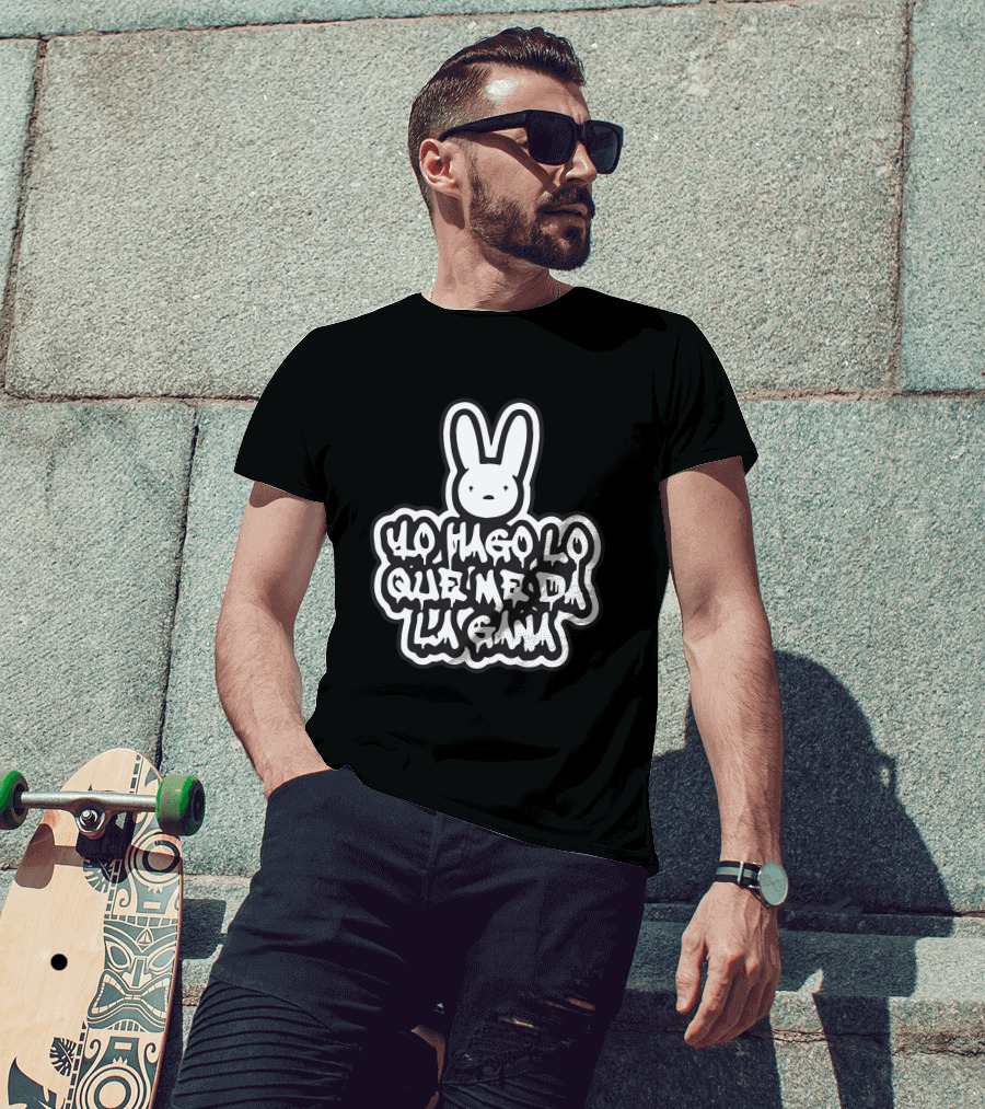 Bad Bunny Yo Hago Lo Que Me Da La Gana YHLQMDLG Bunny T-Shirt
