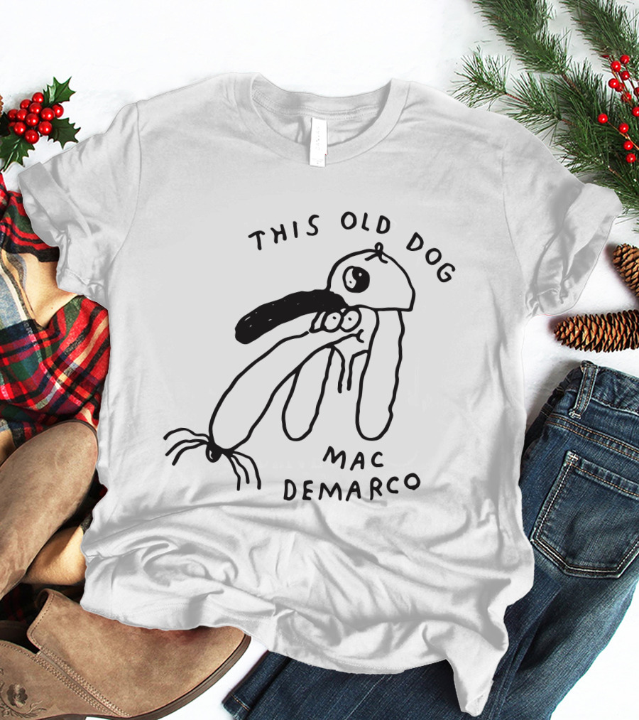 This Old Dog Mac Demarco Drawing T-Shirt
