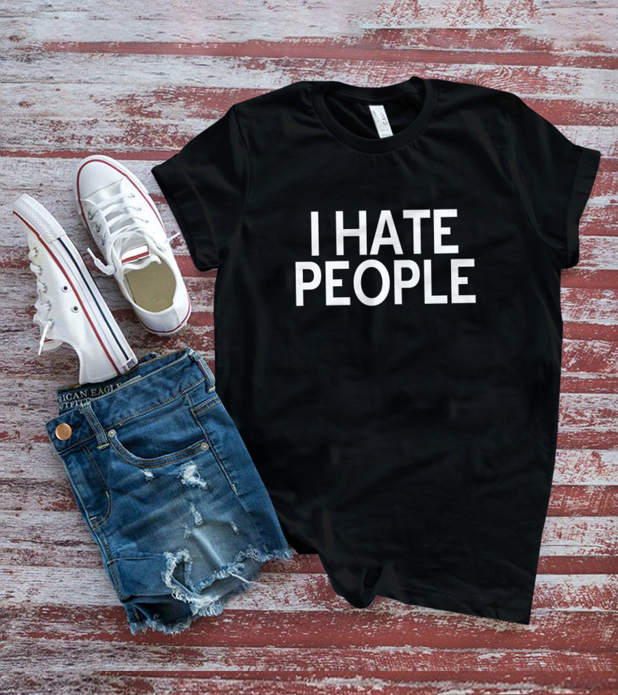FeistylilK I Hate People Minimalist T-Shirt