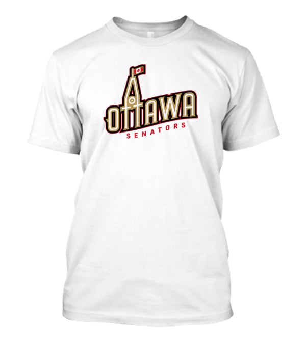 Ottawa Senators Peace Tower Canada Team Shop Ottawa T-Shirt
