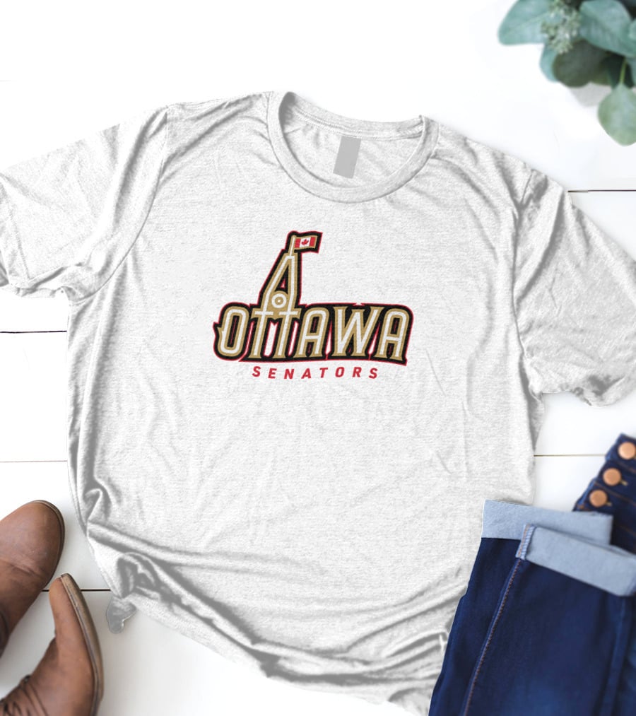 Ottawa Senators Peace Tower Canada Team Shop Ottawa T-Shirt