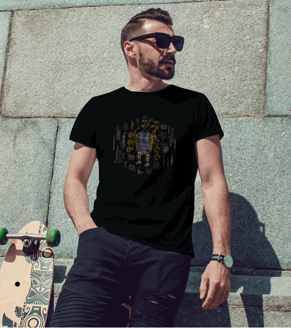 Skullgirls Big Band Anti Skullgirls Weaponry Blueprint Eighty Sixed Store T-Shirt
