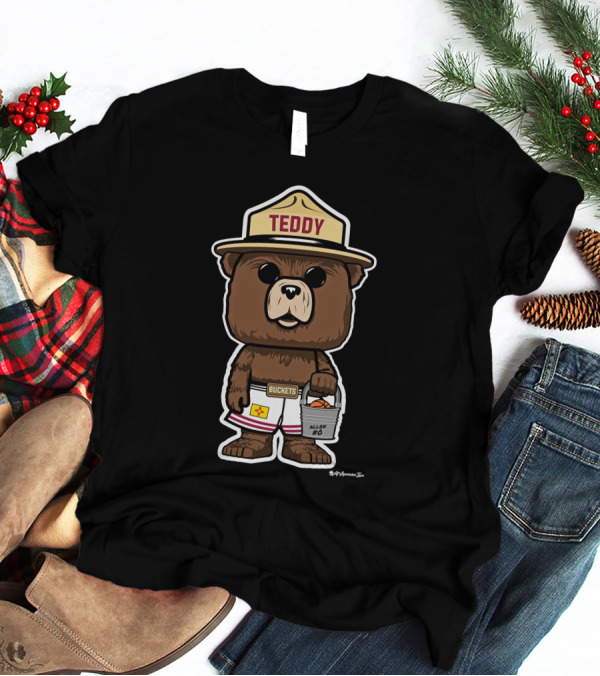 Brian Cox Teddy Buckets Allen Sports Accessories Las Cruces Aggie T-Shirt