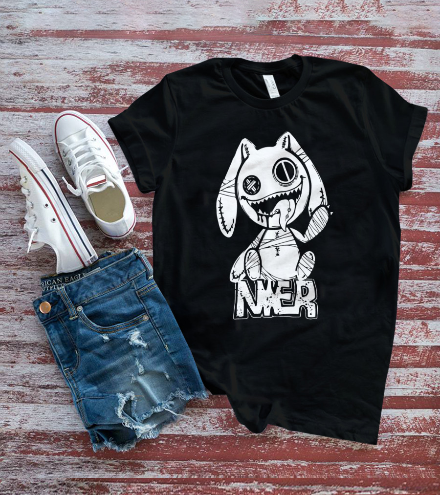 Nier Automata Scariest Rabbit Graphic Nier Tokyo Shop T-Shirt