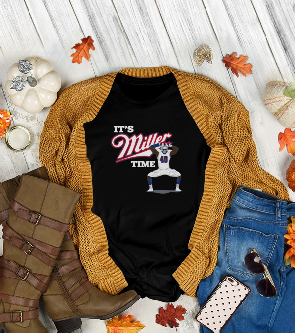 Ctwpod It's Miller Time Von Miller Buffalo Bills Circling The Wagons T-Shirt