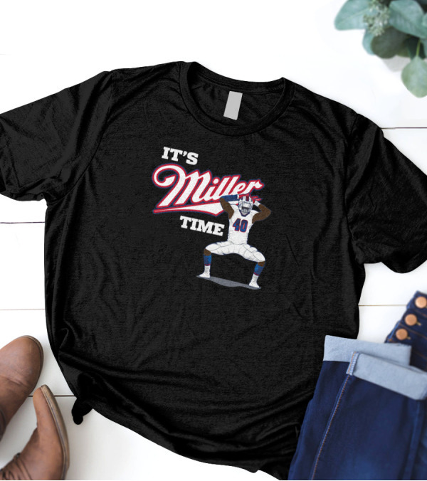 Ctwpod It's Miller Time Von Miller Buffalo Bills Circling The Wagons T-Shirt