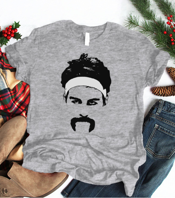 Drew Timme Mustache Gonzaga Fan Big Head T-Shirt