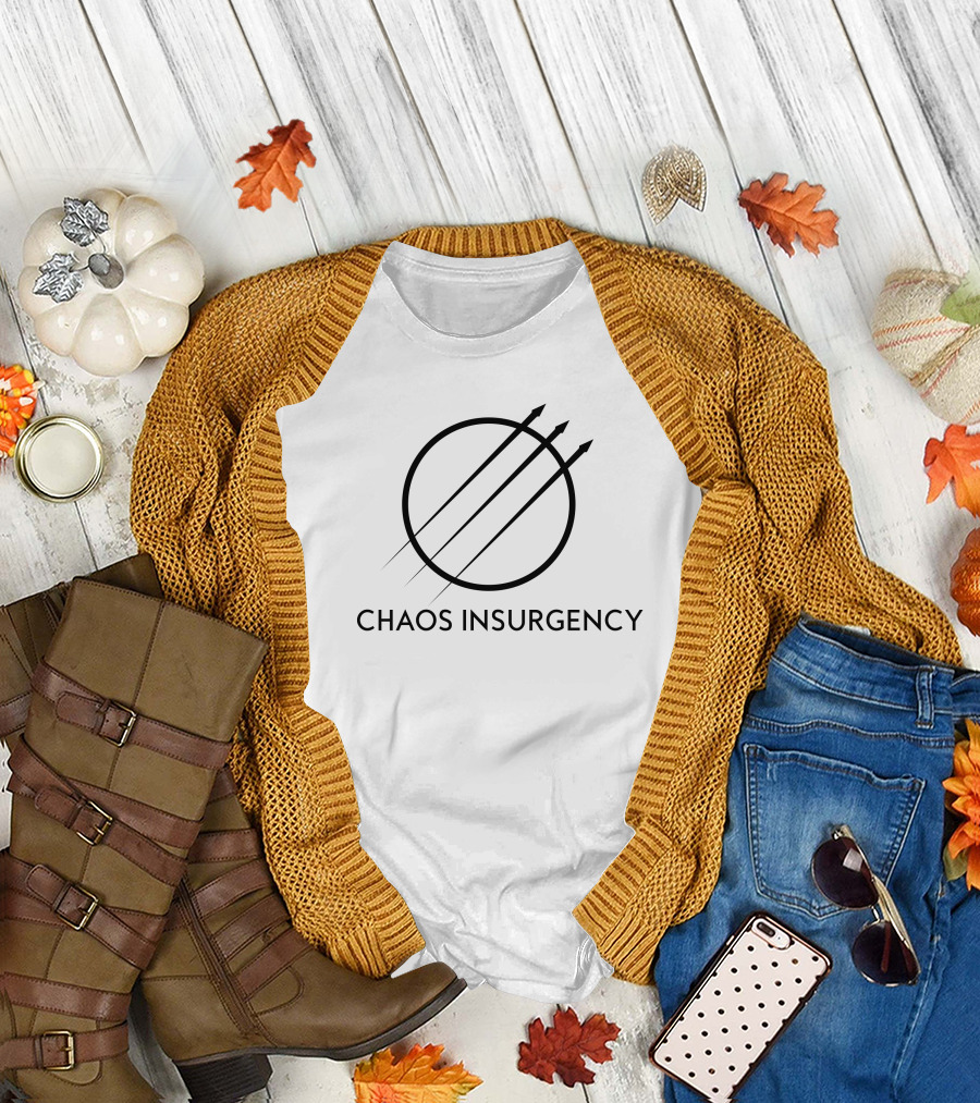 Kirawolfyt Chaos Insurgency Symbol Arrows And Circle T-Shirt