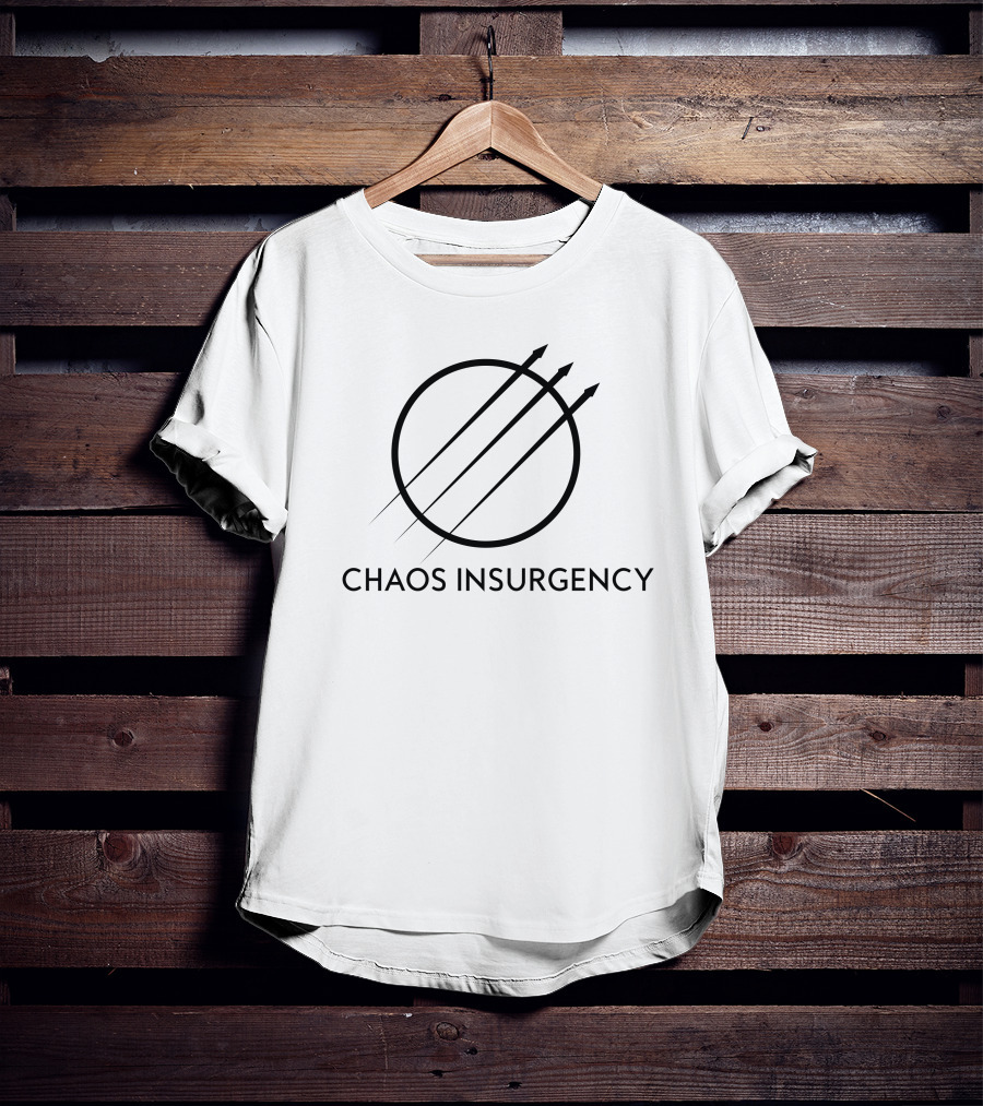 Kirawolfyt Chaos Insurgency Symbol Arrows And Circle T-Shirt