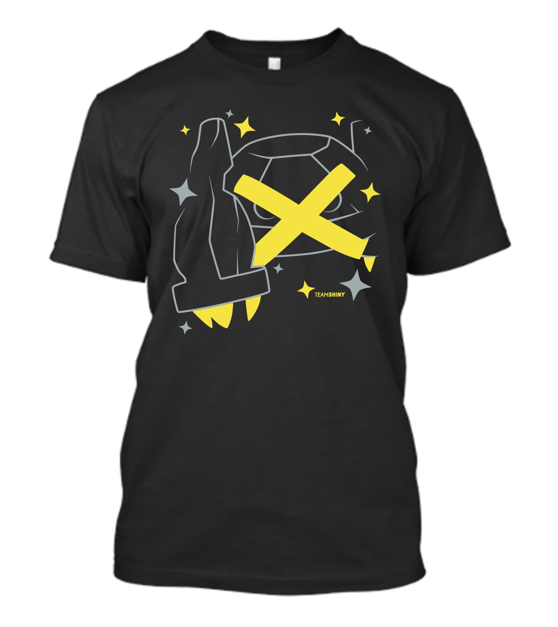 Adrive Merchland Team Shiny 376 Yellow X And Star T-Shirt